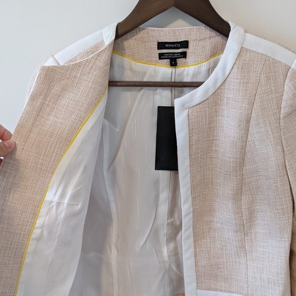 NWT RW&CO Blush Blazer - Picture 4 of 7